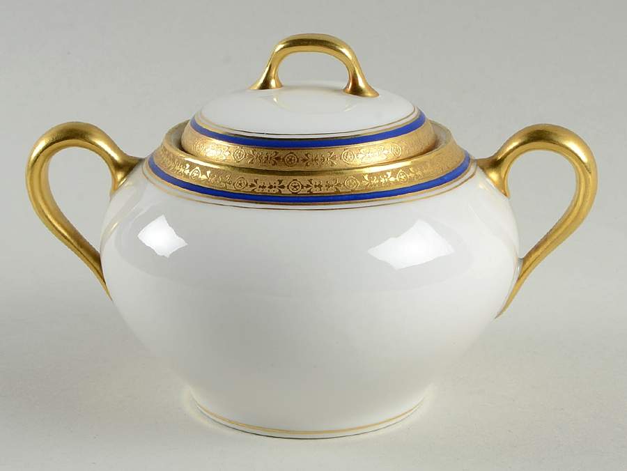 Rivoli Sugar Bowl & Lid by Jean Boyer (Limoges)-1