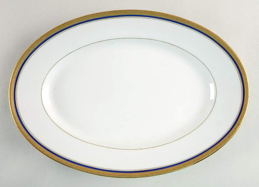 Rivoli 13" Oval Serving Platter by Jean Boyer (Limoges)-1