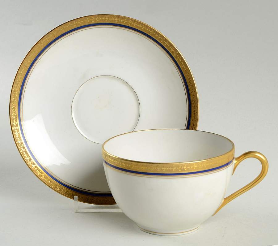 Rivoli Breakfast Cup & Saucer Set by Jean Boyer (Limoges)-1