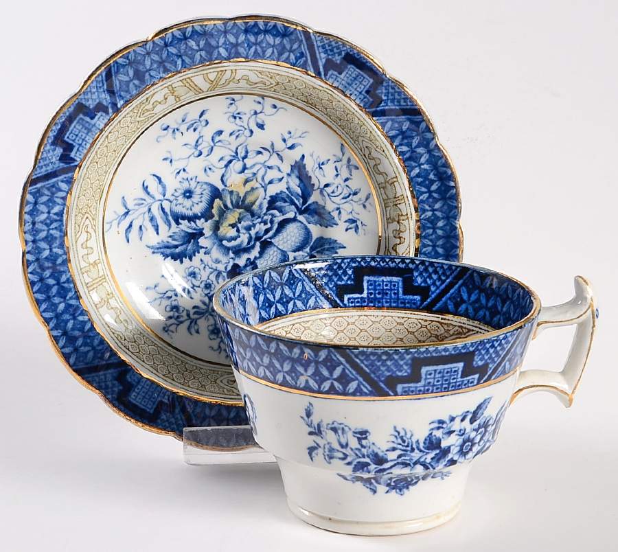 3252 Flat Demitasse Cup & Saucer Set by Booths-1