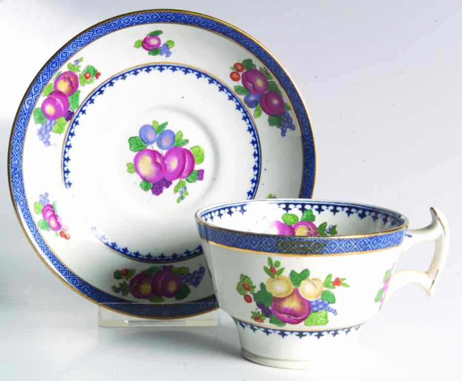 7080 Footed Cup & Saucer Set by Booths-1