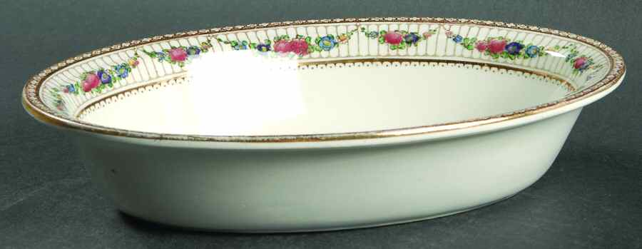 9852 9" Oval Vegetable Bowl by Booths-1