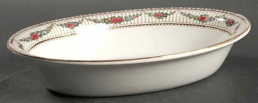 9852 10" Oval Vegetable Bowl by Booths-1