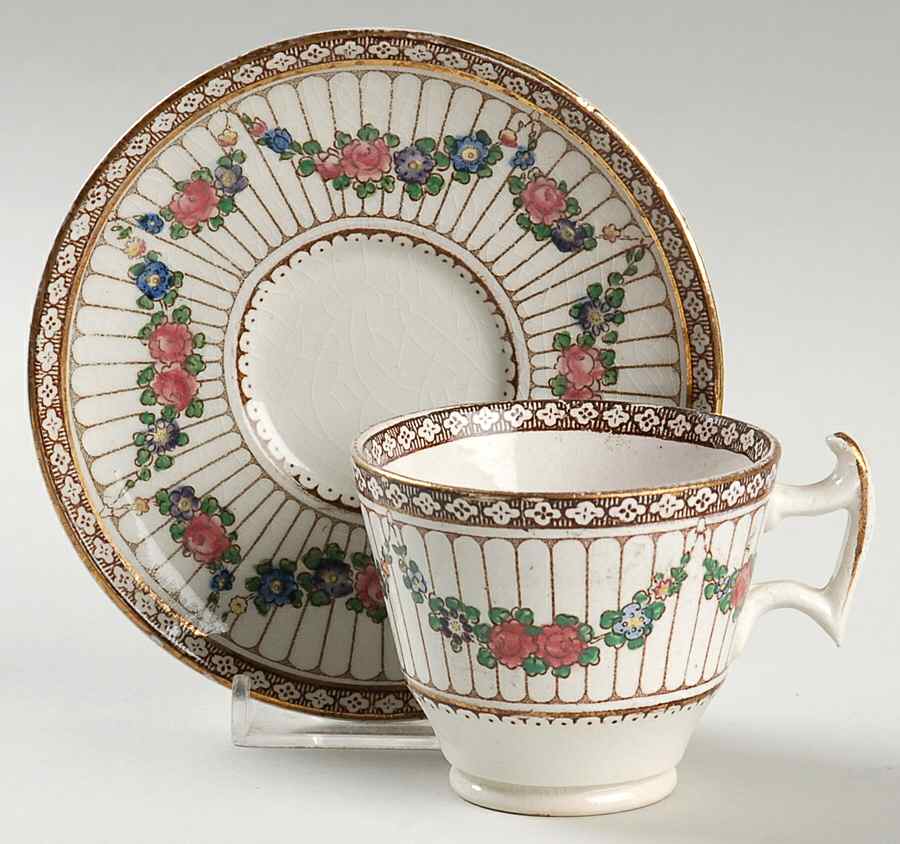 9852 Footed Demitasse Cup & Saucer Set by Booths-1
