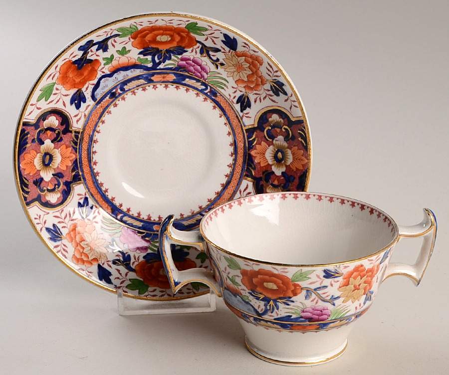 A1394 Flat Bouillon Cup & Saucer by Booths-1