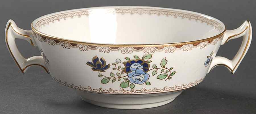 A8086 Flat Cream Soup Bowl by Booths-1