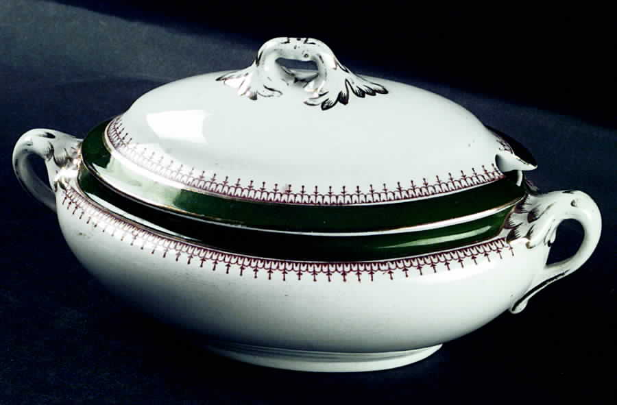 The Alexandra Sauce Boat & Lid by Booths-1