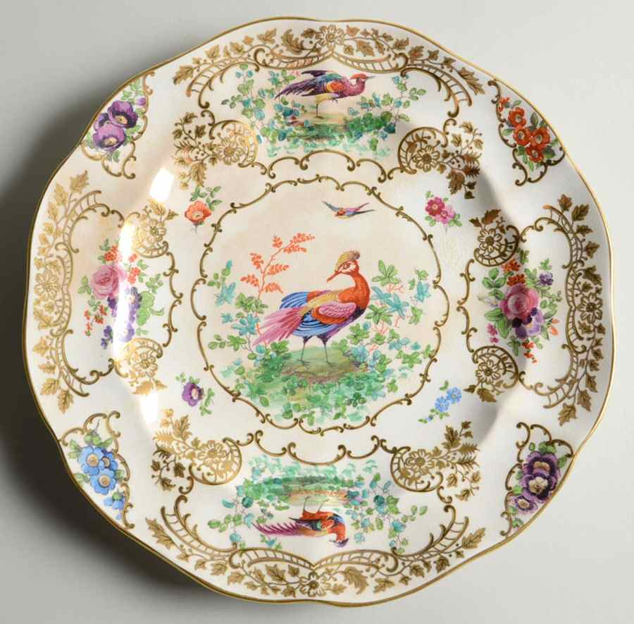 Chelsea Birds Luncheon Plate by Booths-1