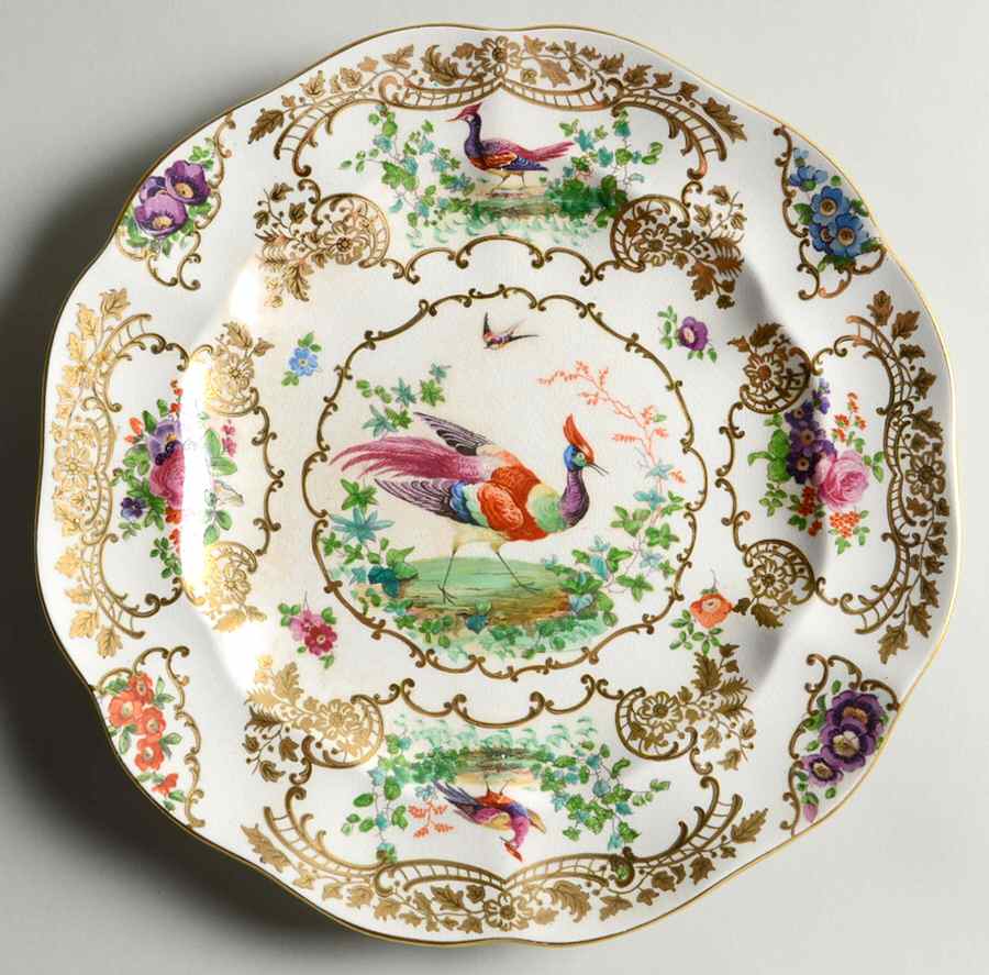Chelsea Birds Luncheon Plate by Booths-1