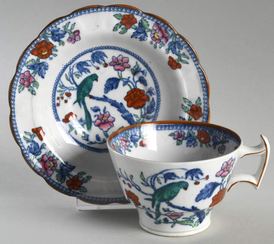 7547 Footed Cup & Saucer Set by Booths-1