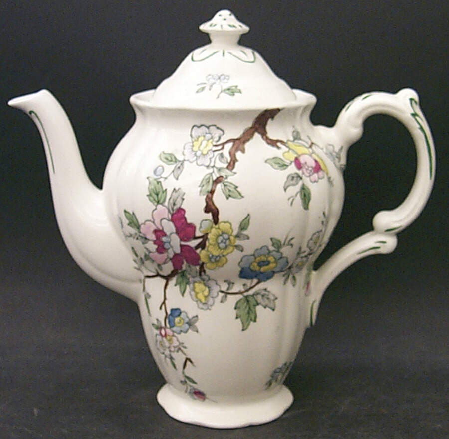 Chinese Tree Mini Coffee Pot & Lid by Booths-1