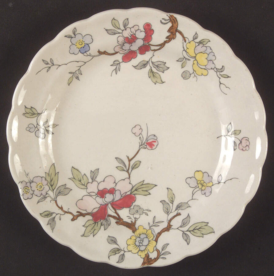 Chinese Tree Bread & Butter Plate by Booths-1