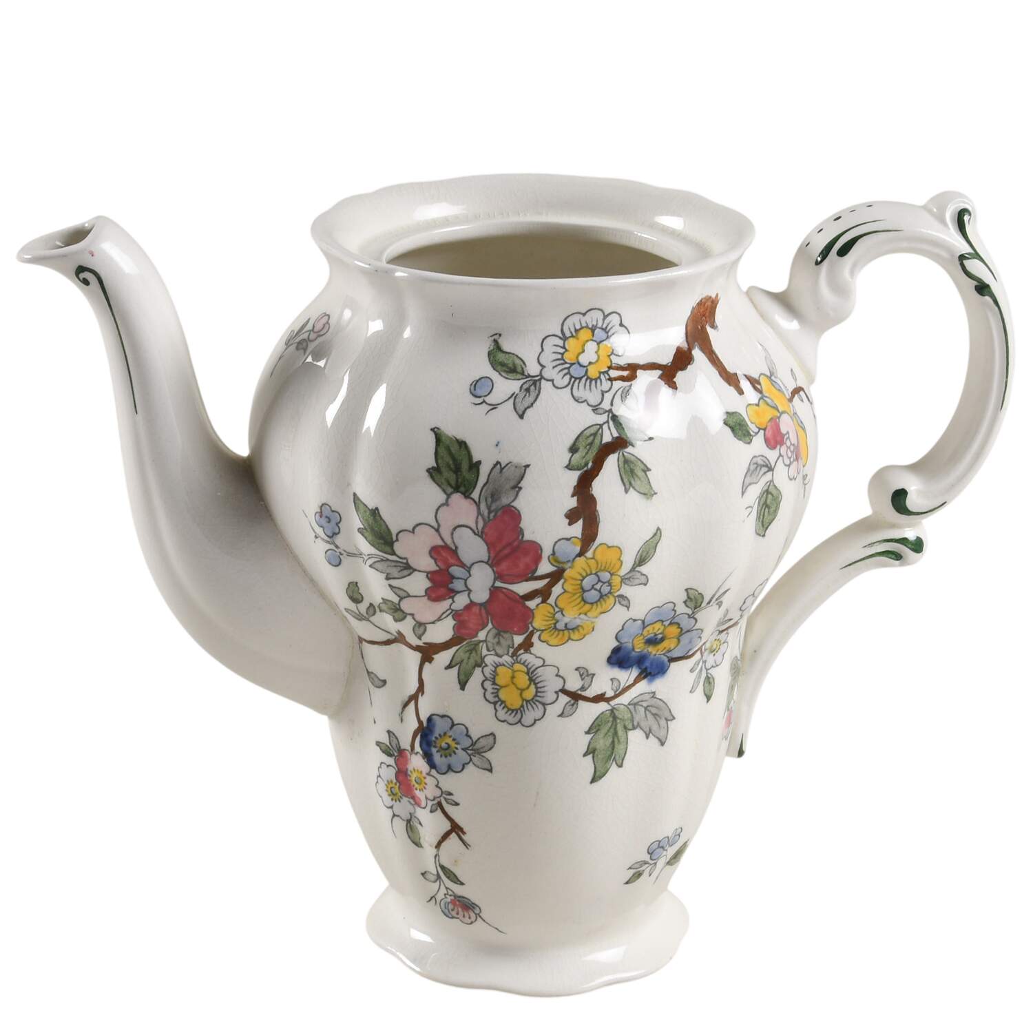 Chinese Tree Coffee Pot No Lid by Booths-1