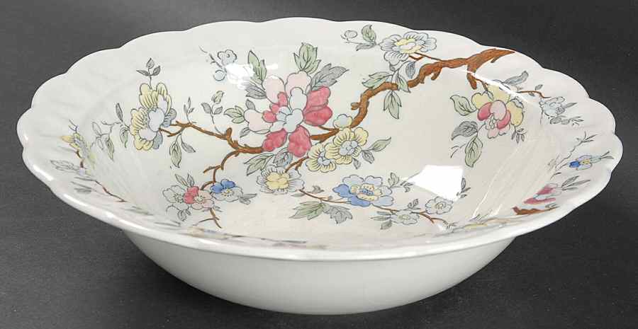 Chinese Tree 9" Round Vegetable Bowl by Booths-1