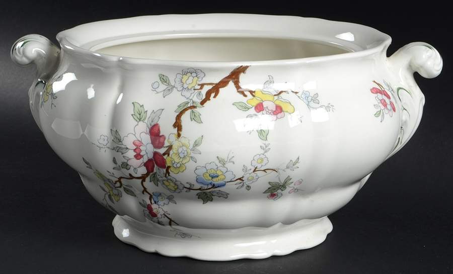 Chinese Tree Tureen No Lid by Booths-1