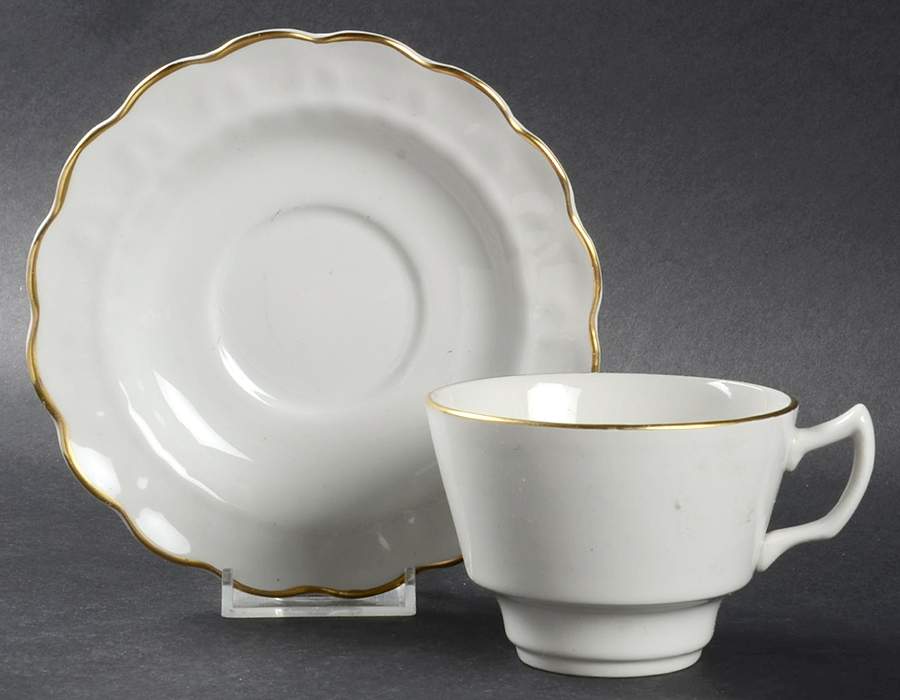 Dorset Flat Cup & Saucer Set by Booths-1
