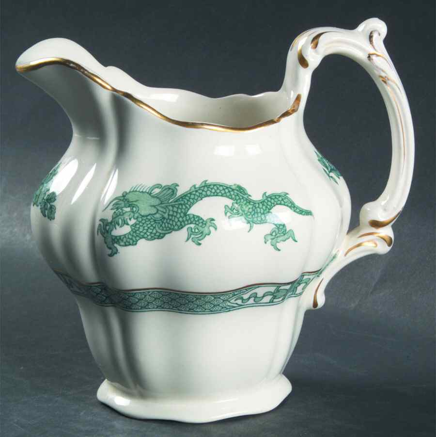 Dragon Green Creamer by Booths-1