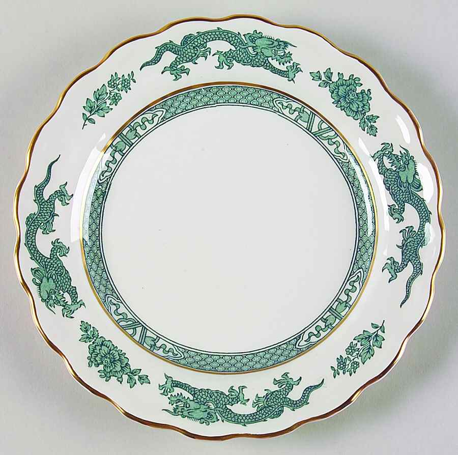 Dragon Green Salad Plate by Booths-1