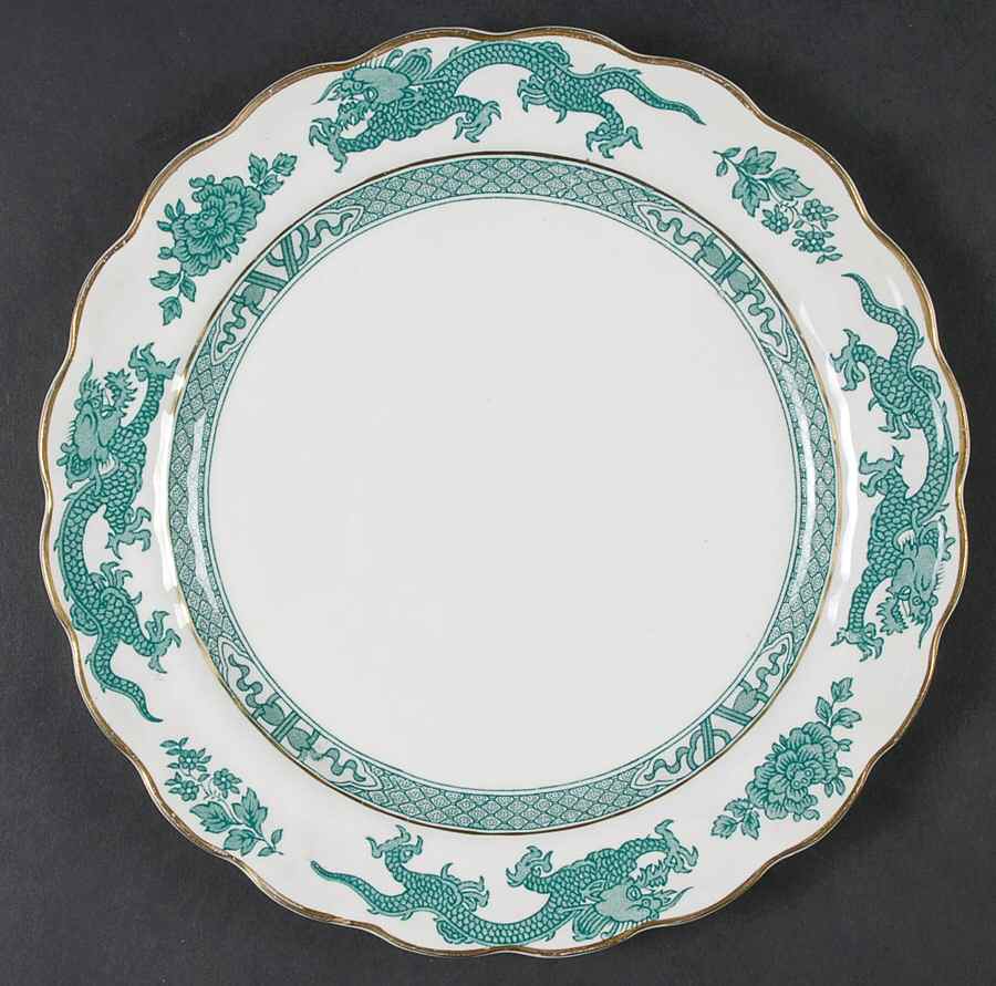 Dragon Green Salad Plate by Booths-1