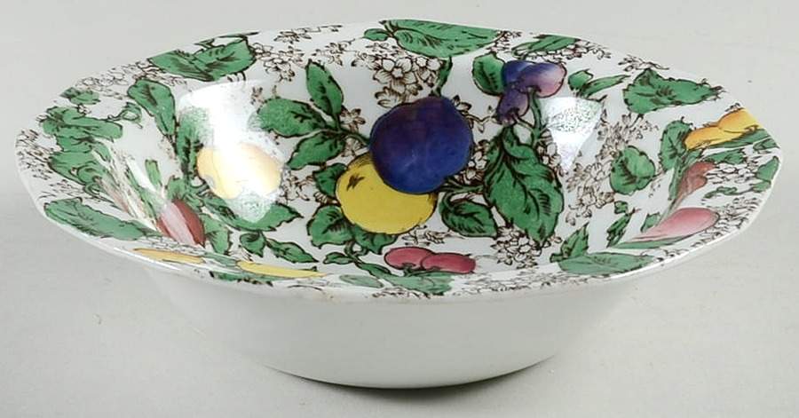 Evesham Rim Fruit/Dessert (Sauce) Bowl by Booths-1