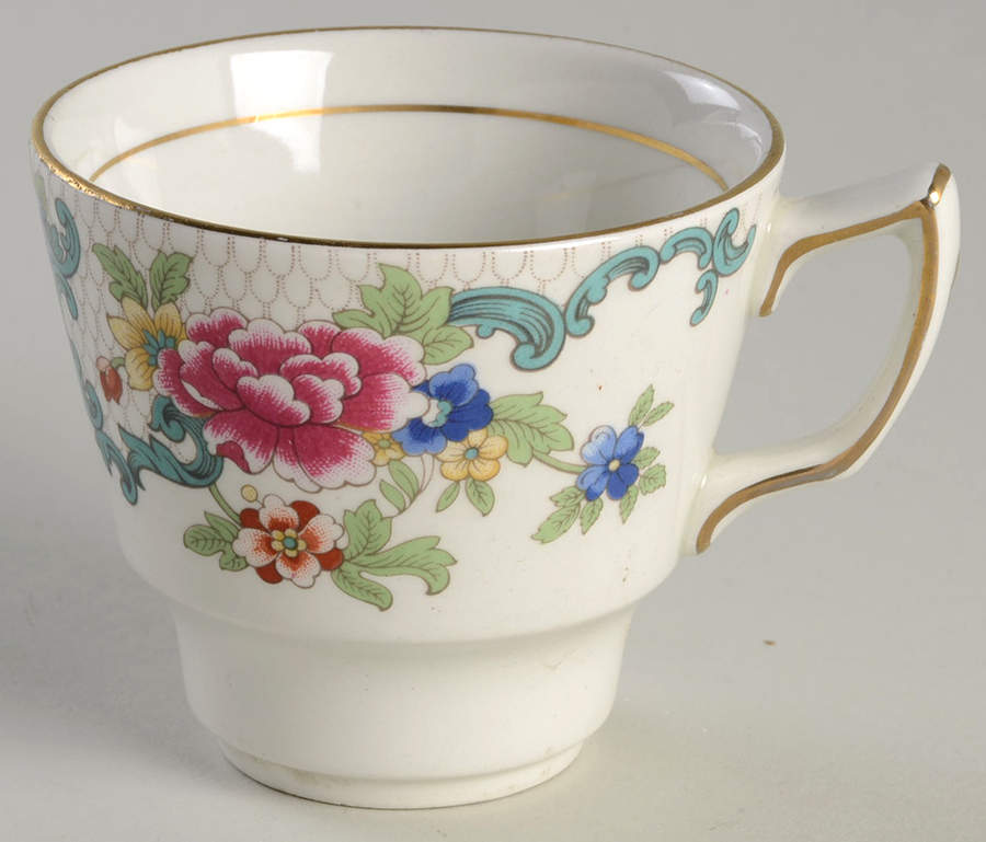 Floradora (Multi Scalloped) Flat Demitasse Cup by Booths-1