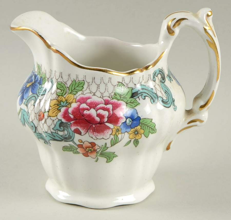 Floradora (Multi Scalloped) Mini Creamer by Booths-1