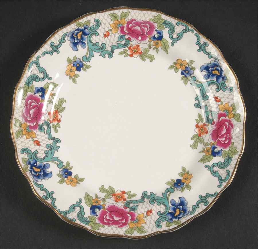 Floradora (Multi Scalloped) Dessert/Pie Plate by Booths-1