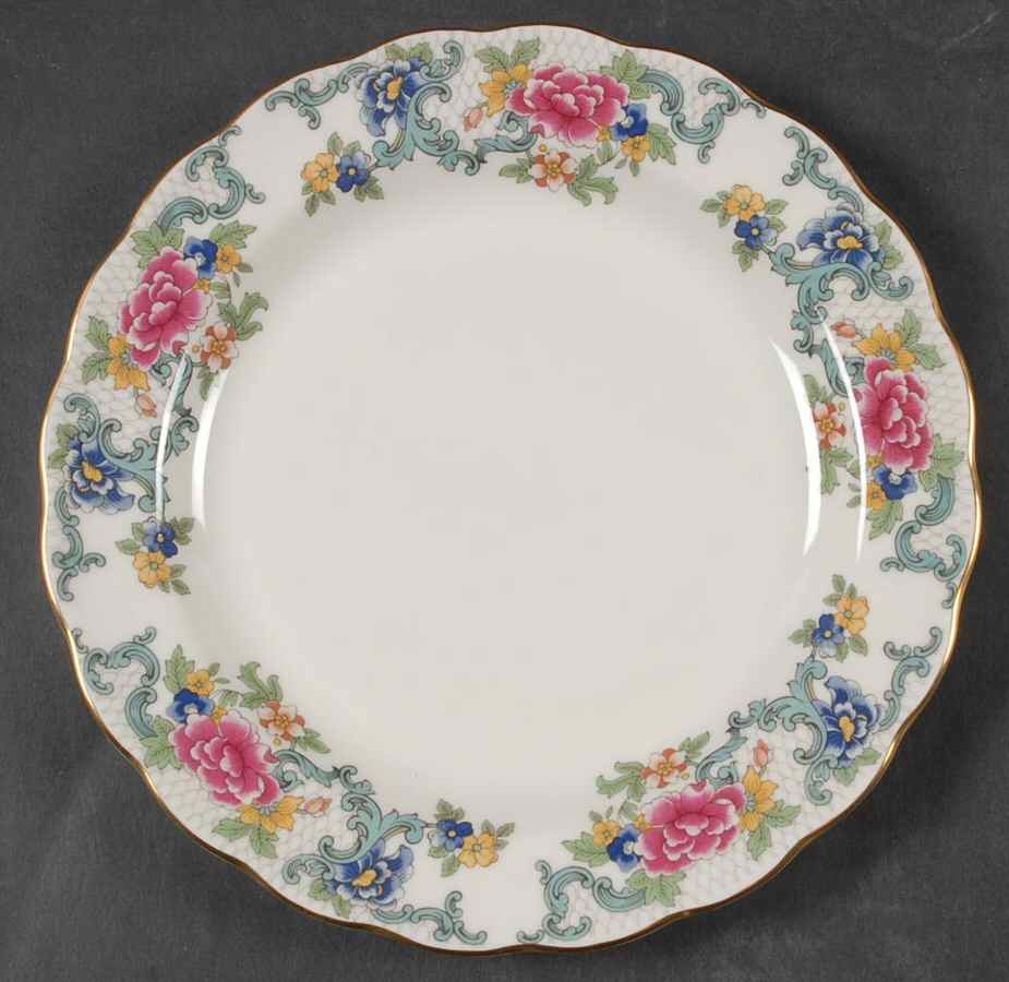 Floradora (Multi Scalloped) Luncheon Plate by Booths-1