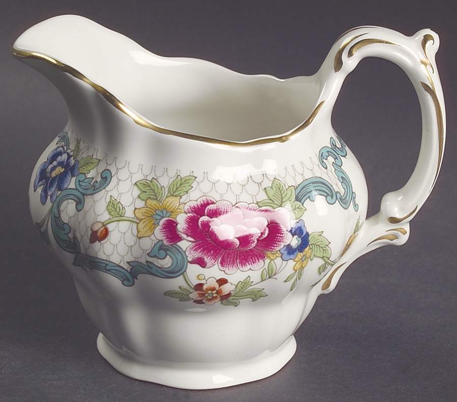 Floradora (Multi Scalloped) Creamer by Booths-1
