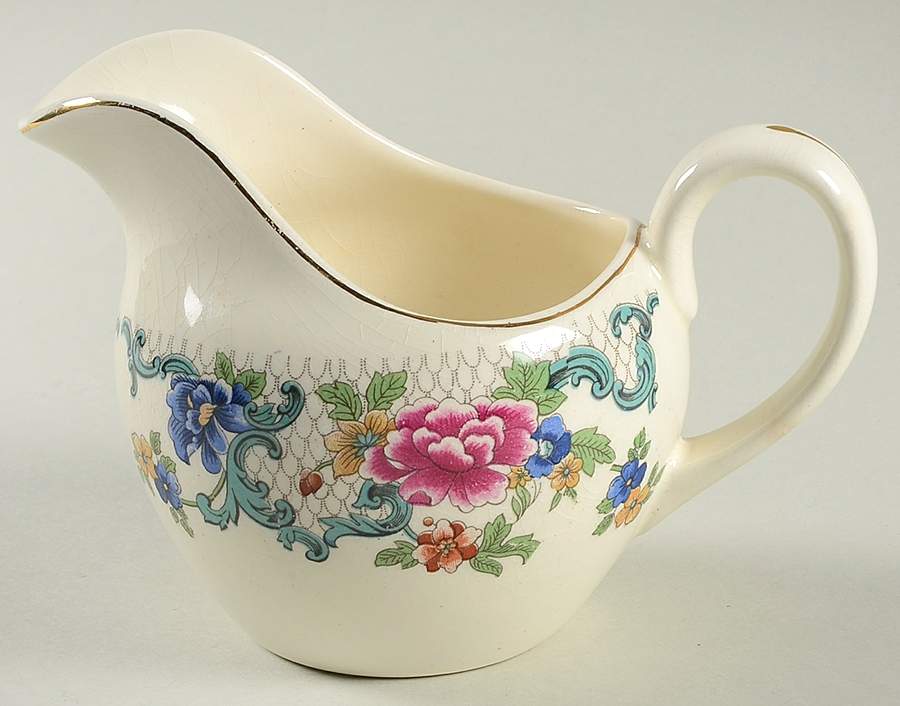 Floradora (Smooth) Creamer by Booths-1