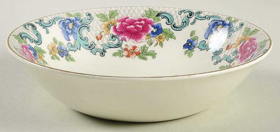 Floradora (Smooth) Coupe Cereal Bowl by Booths-1