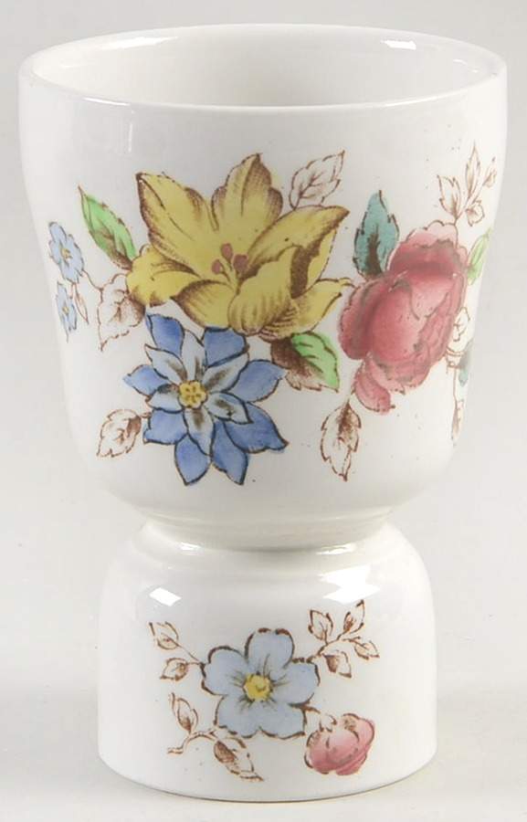 Flowerpiece Double Egg Cup by Booths-1