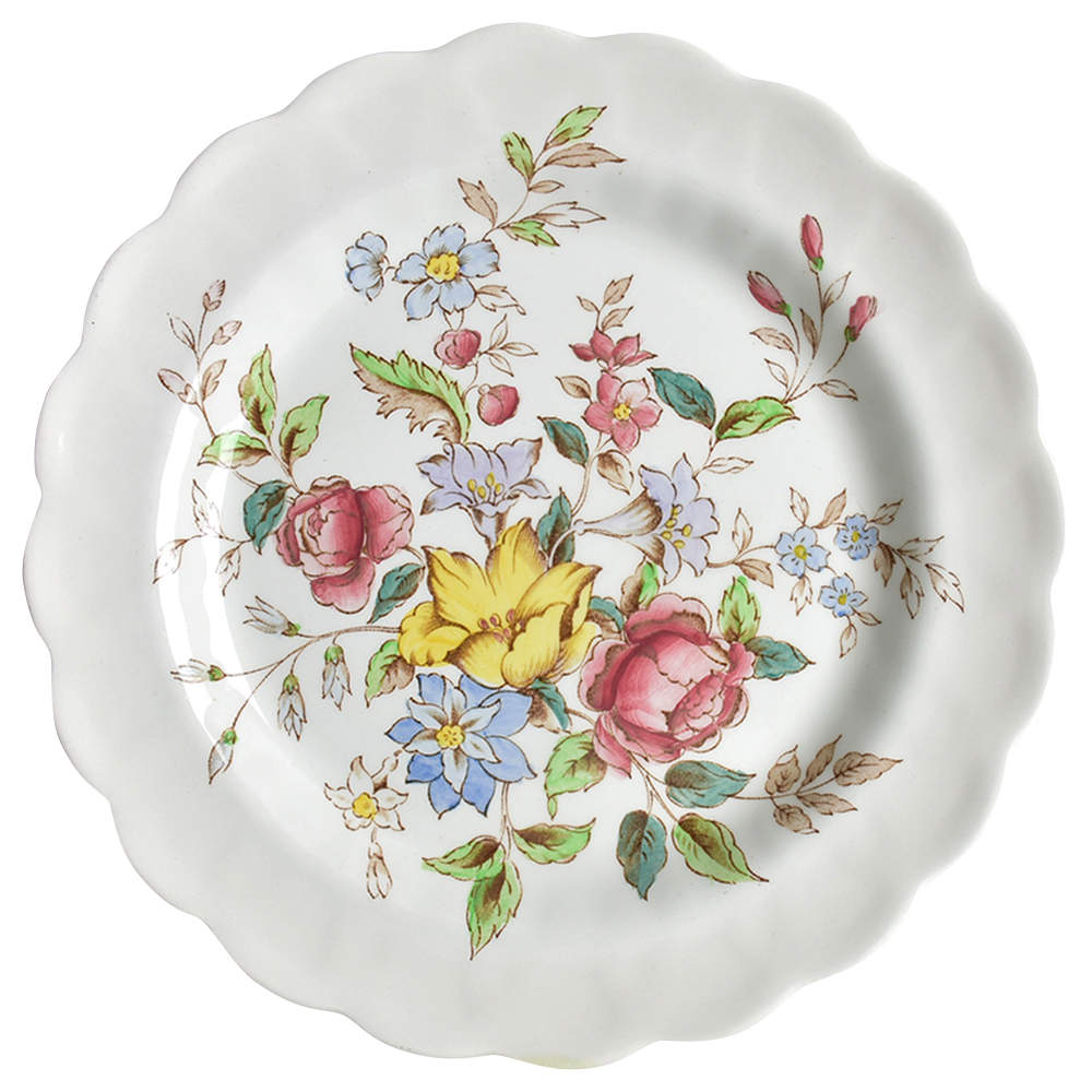 Flowerpiece Dinner Plate by Booths-1