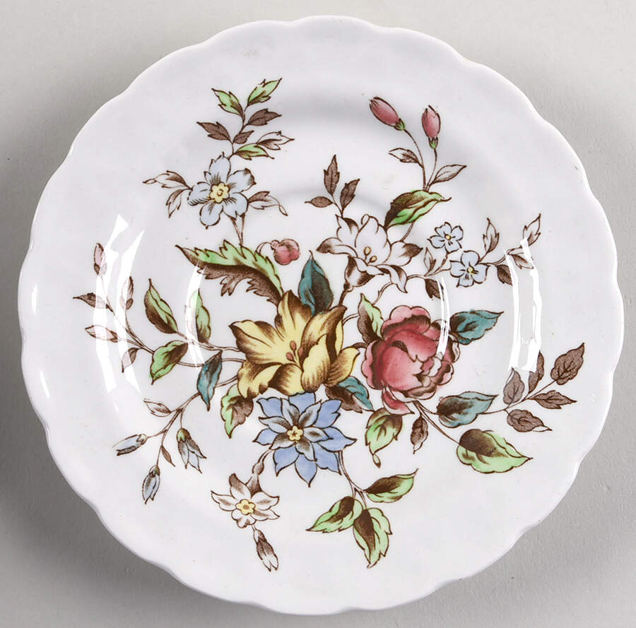 Flowerpiece Saucer for Cream Soup Bowl by Booths-1