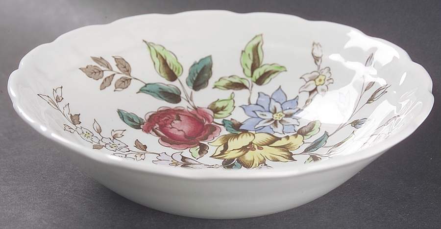 Flowerpiece Coupe Cereal Bowl by Booths-1