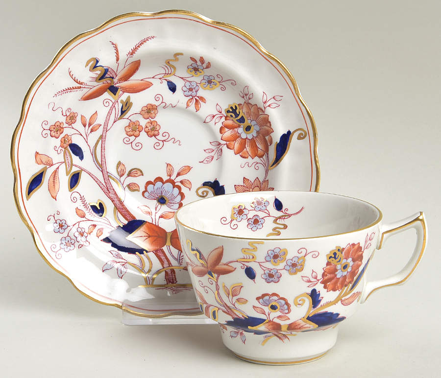Fresian Oversized Cup & Saucer Set by Booths-1