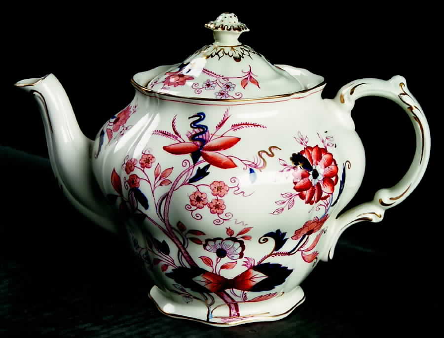 Fresian Teapot & Lid by Booths-1