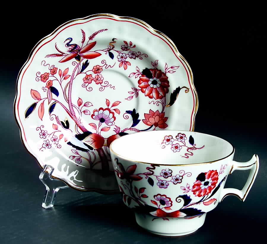 Fresian Oversized Cup & Saucer Set by Booths-1