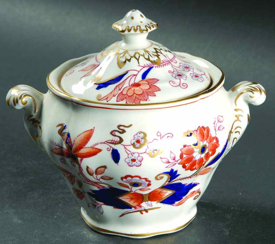 Fresian Sugar Bowl & Lid by Booths-1