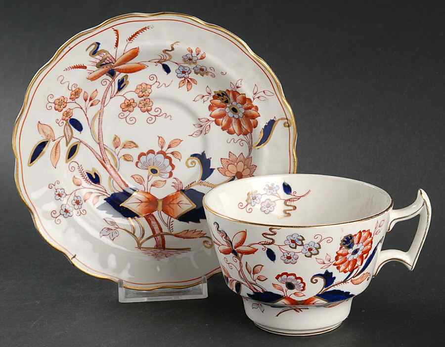 Fresian Oversized Cup & Saucer Set by Booths-1