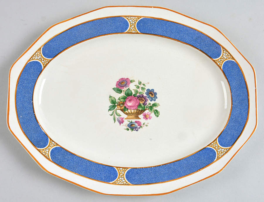 Hastings 11" Oval Serving Platter by Booths-1