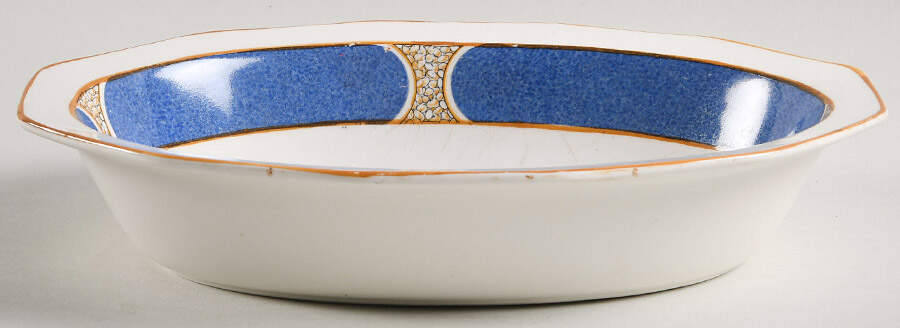 Hastings 9" Oval Vegetable Bowl by Booths-1