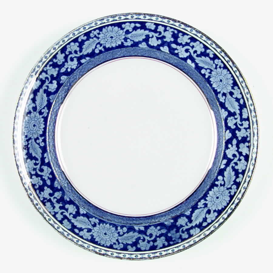 Jacobean Blue Dinner Plate by Booths-1