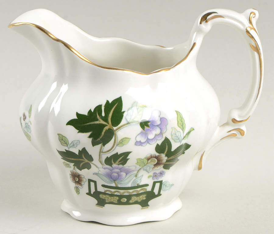 Jade Lotus Creamer by Booths-1