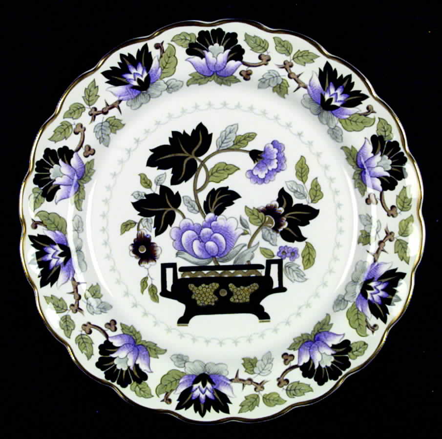 Jade Lotus Dinner Plate by Booths-1
