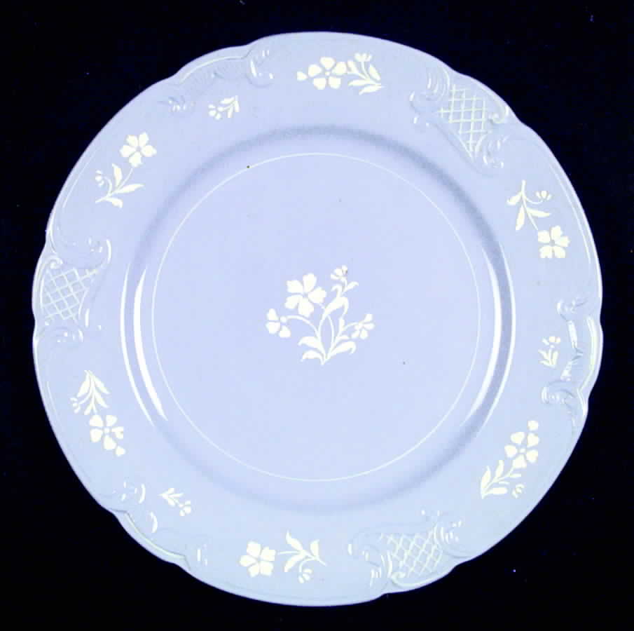 Jasmine Blue Dinner Plate by Booths-1