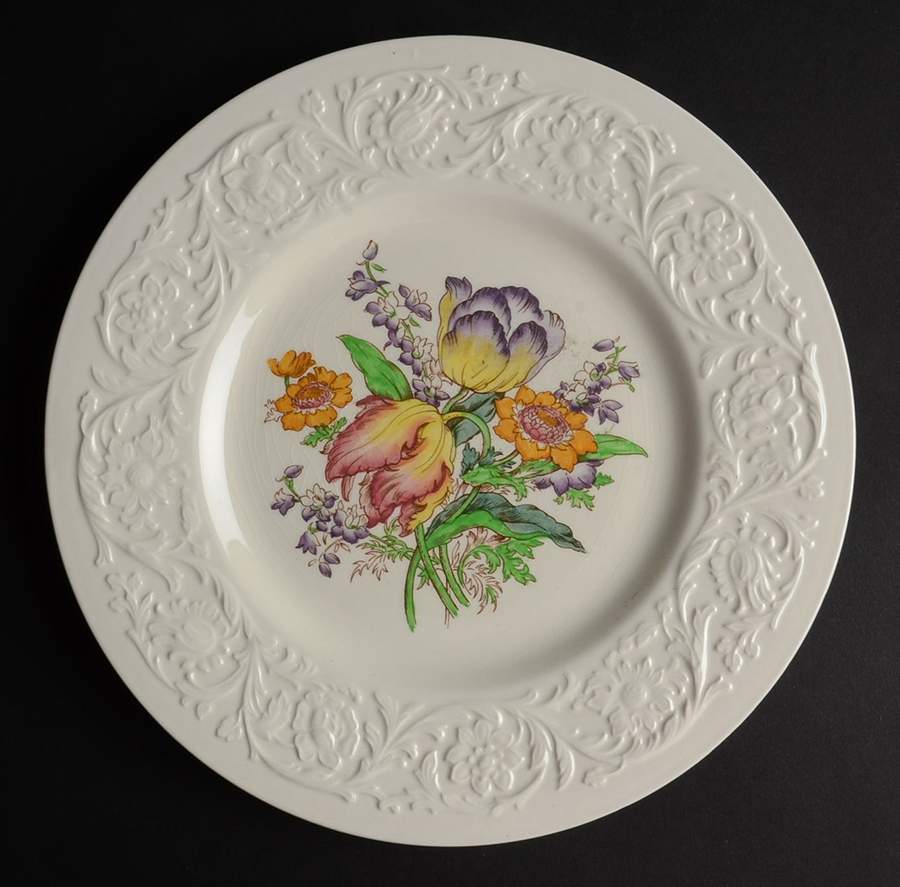 Larkspur Luncheon Plate by Booths-1