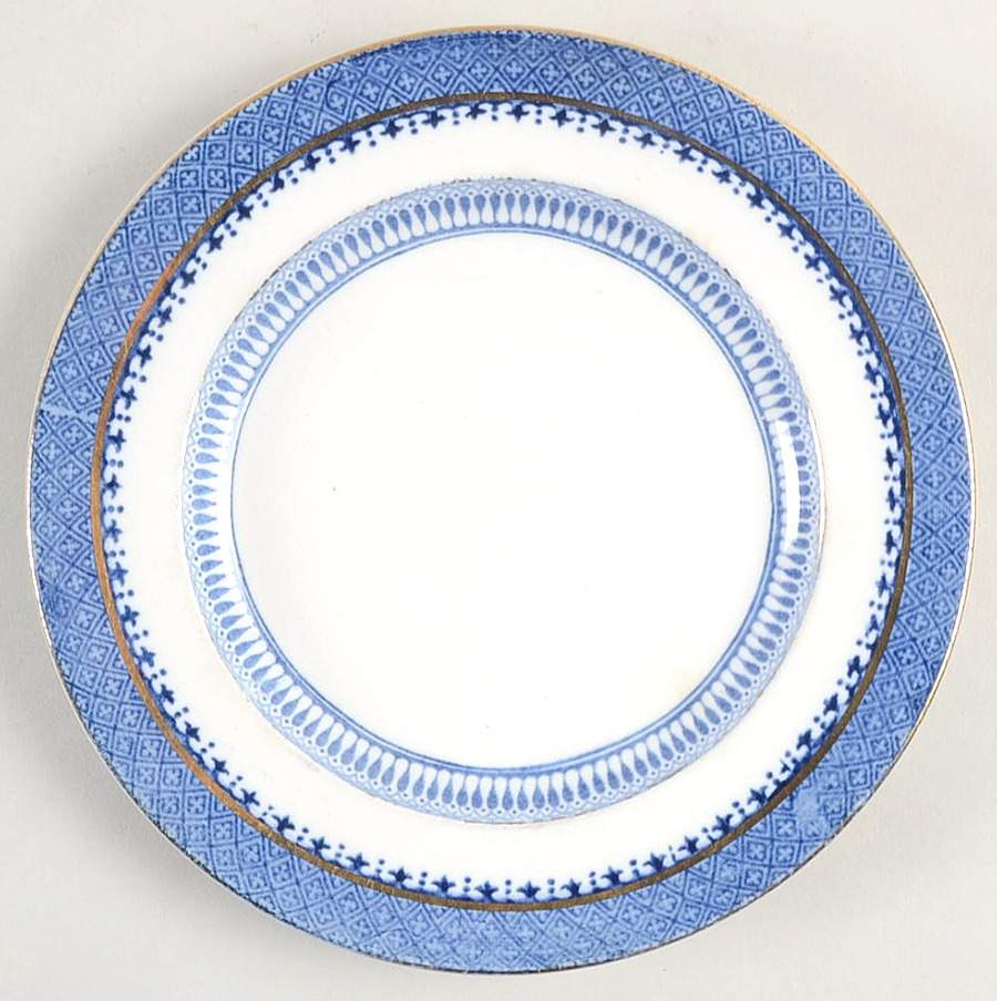 Lowestoft Border (No Flowers) Bread & Butter Plate by Booths-1