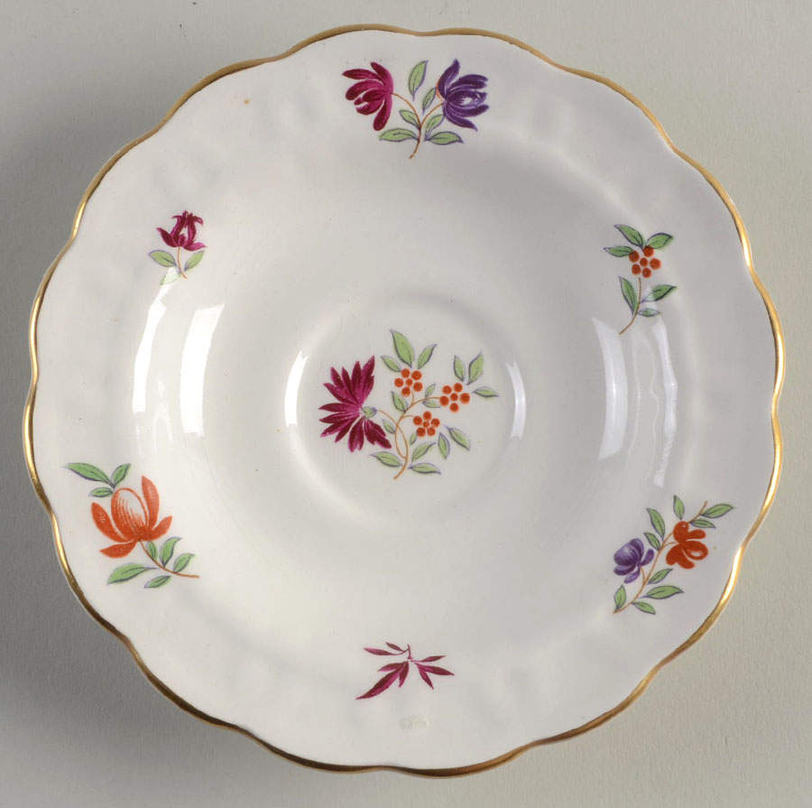 Lowestoft Saucer for Demitasse Cup by Booths-1