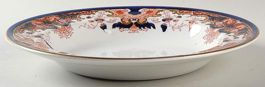 Lucania (Smooth) Large Rim Soup Bowl by Booths-1